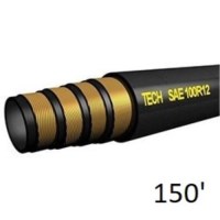 100R12 BOYAU 3/4 4RANGS 4003 PSI FITTING 150'