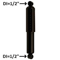 AMORT. COUSSINET ACIER FERME 9.12" OUV. 13.11"