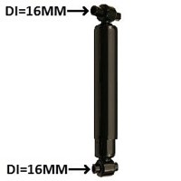 SHOCK STEEL RUBBER BUSH CLOSE 15.25" OPEN 24.64"