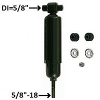 SHOCK BUSHING/STUD CLOSE 12.26" OPEN 18.98"