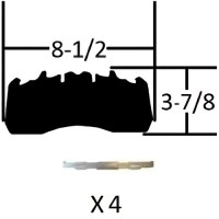 PLAQUETTES DE FREIN MERITOR EX225L