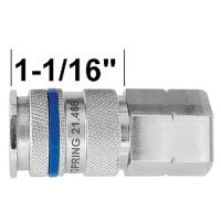 INDUSTRIAL 3/8 BRASS COUPLER 3/8" NPT FEMALE