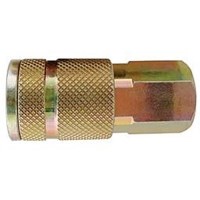 TRUFLATE 3/8 STEEL  COUPLER 3/8" NPT FEMALE
