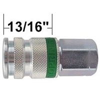 ULTRAFLO 7.8MM STEEL  COUPLER 3/8" NPT FEMALE