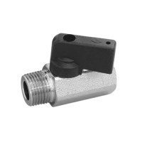 MINI ROBINET 1/8 NPT MALE/FEMELLE