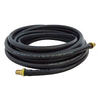 BOYAU 3/8" X 50' TOPFLEX 1/4NPT NOIR 300PSI