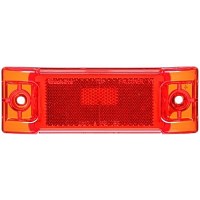 MARQ. RECT. 2 X 6 ROUGE INCAND REFLECH SANS PLUG