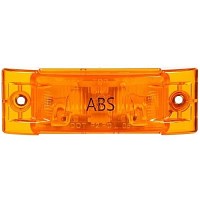 MARQ. RECT. 2 X 6 AMBRE INCAND. ABS SANS PLUG