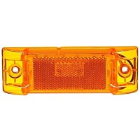 MARQ. RECT. 2 X 6 AMBRE 8 DEL REFLECH. AVEC PLUG