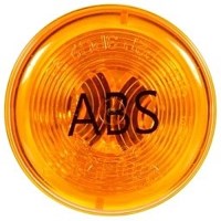 MARQ. ROND 2" AMBRE INCAND. LOGO ABS