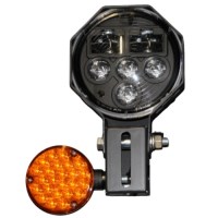 LUMIERE CHASSE-NEIGE DEL 7" CHAUFFANTE 12V DROITE