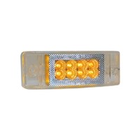 MARQUEUR LED 2" X 6" CLAIR/AMBRE 24 DIODES