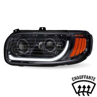 PROJECTEUR LED CHAUFFANT ENS. PHARE NOIR PASSAGER