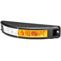 LUMIERE STROBE FLOOD 7" DEMI-LUNE 800LM 12/24V