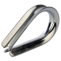 COSSE POUR CABLE D'ACIER 5/16" X  2-1/8"