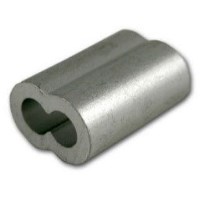 3/16" WIRE ROPE ALUMINUM OVAL SLEEVE
