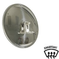 MIROIR CONVEXE 8-1/2" SS CENTRE CHAUFFANT