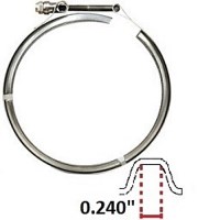 V BAND CLAMP 4" TUBE OD DETROIT DIESEL
