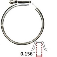 V BAND CLAMP 4" TUBE OD MACK