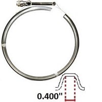 V BAND CLAMP 3.50" TUBE OD FORD / CAT
