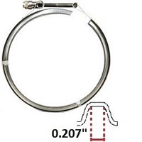 V BAND CLAMP 3.50" TUBE OD DETROIT
