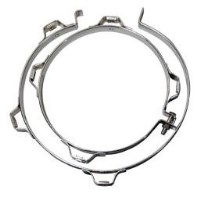 2 SUPPORTS CHROME 9" INSTALLATION 270 DEGRES