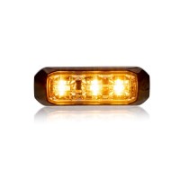 STROBE DEL 3-1/2" AMBRE 12V SURFACE